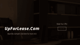What Upforlease.com website looked like in 2020 (5 years ago)