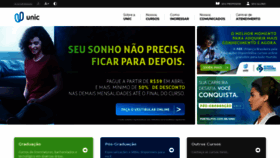 What Unic.com.br website looked like in 2020 (4 years ago)