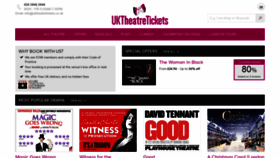 What Uktheatretickets.co.uk website looked like in 2020 (4 years ago)