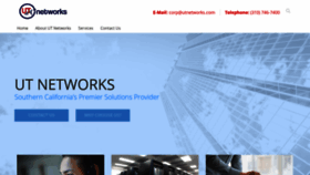 What Utnetworks.com website looked like in 2020 (4 years ago)