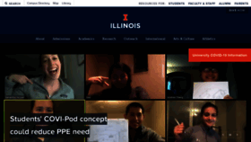 What Uiuc.com website looked like in 2020 (3 years ago)