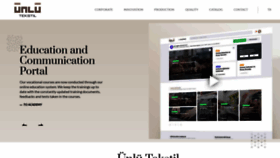 What Unlutekstil.com.tr website looked like in 2020 (4 years ago)