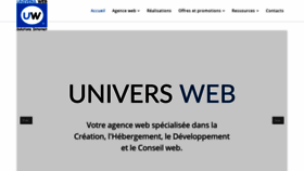 What Universweb.net website looked like in 2020 (4 years ago)
