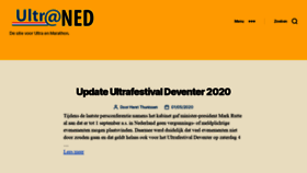 What Ultraned.org website looked like in 2020 (3 years ago)