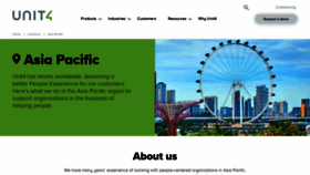 What Unit4apac.com website looked like in 2020 (3 years ago)