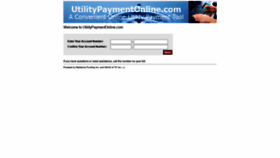 What Utilitypaymentonline.com website looked like in 2020 (4 years ago)