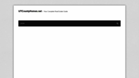 What Utcountyhomes.net website looked like in 2020 (4 years ago)