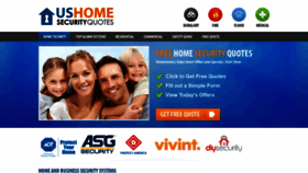 What Ushomesecurityquotes.com website looked like in 2020 (3 years ago)