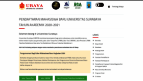 What Ubaya.ac.id website looked like in 2020 (4 years ago)