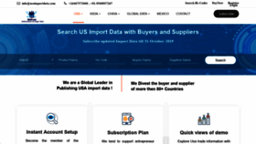 What Usaimportdata.com website looked like in 2020 (4 years ago)