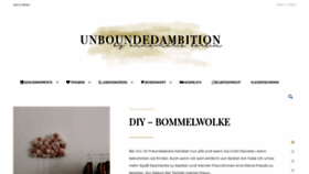 What Unboundedambition.de website looked like in 2020 (3 years ago)