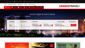 What Uranustravel.com website looked like in 2020 (5 years ago)
