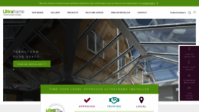 What Ultraframe-conservatories.co.uk website looked like in 2020 (3 years ago)