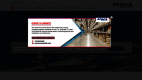 What Uae.dtdc.com website looked like in 2020 (4 years ago)