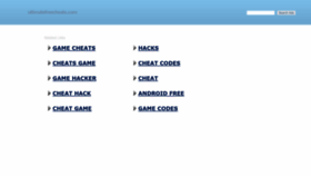 What Ultimatefreecheats.com website looked like in 2020 (3 years ago)