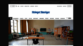 What Usinger-anzeiger.de website looked like in 2020 (3 years ago)