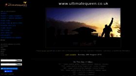 What Ultimatequeen.co.uk website looked like in 2020 (4 years ago)
