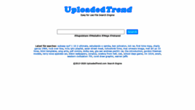 What Uploadedtrend.com website looked like in 2020 (3 years ago)