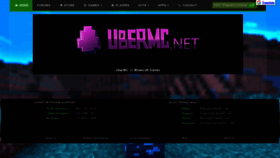 What Uberminecraft.com website looked like in 2020 (3 years ago)