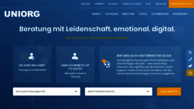 What Uniorg.de website looked like in 2020 (3 years ago)