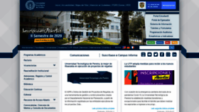 What Utp.edu.co website looked like in 2020 (3 years ago)