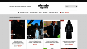 What Ultimateapparels.com website looked like in 2020 (3 years ago)