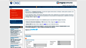 What Uruguayconcursa.gub.uy website looked like in 2020 (3 years ago)