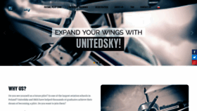 What Unitedsky.eu website looked like in 2020 (3 years ago)