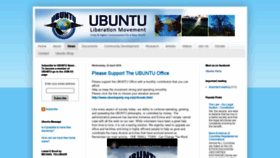 What Ubuntuparty.org.za website looked like in 2020 (3 years ago)