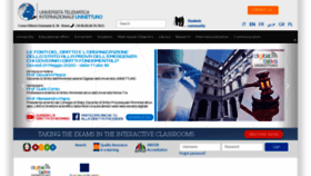 What Uninettunouniversity.net website looked like in 2020 (5 years ago)