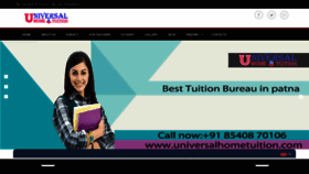 What Universalhometuition.com website looked like in 2020 (3 years ago)