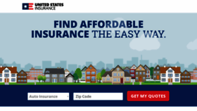 What Unitedstatesinsurance.com website looked like in 2020 (3 years ago)