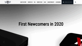 What Ugoos.com website looked like in 2020 (5 years ago)