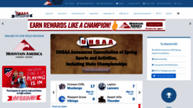 What Uhsaa.org website looked like in 2020 (3 years ago)