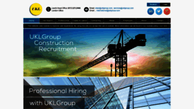 What Uklgroup.com website looked like in 2020 (4 years ago)