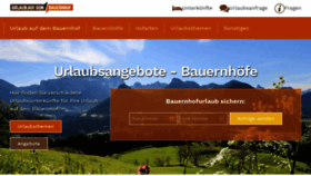 What Urlaubaufdembauernhof.co website looked like in 2020 (3 years ago)