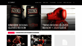 What Uscombatsports.com website looked like in 2020 (5 years ago)