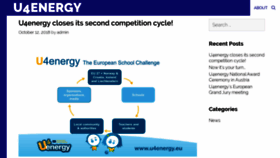 What U4energy.eu website looked like in 2020 (3 years ago)