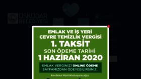 What Uskudar.bel.tr website looked like in 2020 (5 years ago)