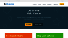 What Useresponse.com website looked like in 2020 (5 years ago)