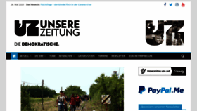 What Unsere-zeitung.at website looked like in 2020 (3 years ago)