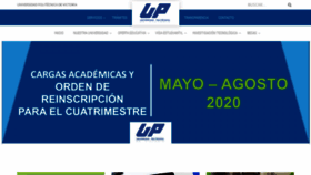 What Upvictoria.edu.mx website looked like in 2020 (3 years ago)