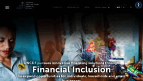 What Uncdf.org website looked like in 2020 (3 years ago)