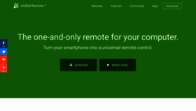 What Unifiedremote.com website looked like in 2020 (3 years ago)