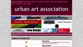 What Urbanartassociation.com website looked like in 2020 (3 years ago)