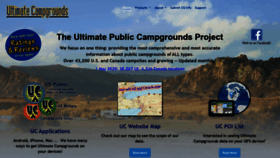 What Ultimatecampgrounds.com website looked like in 2020 (3 years ago)