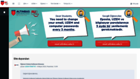 What Uzem.altinbas.edu.tr website looked like in 2020 (3 years ago)