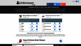 What Unknownproxy.com website looked like in 2020 (3 years ago)
