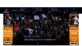What Uncgspartans.com website looked like in 2020 (3 years ago)