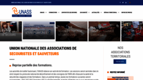 What Unass.fr website looked like in 2020 (3 years ago)